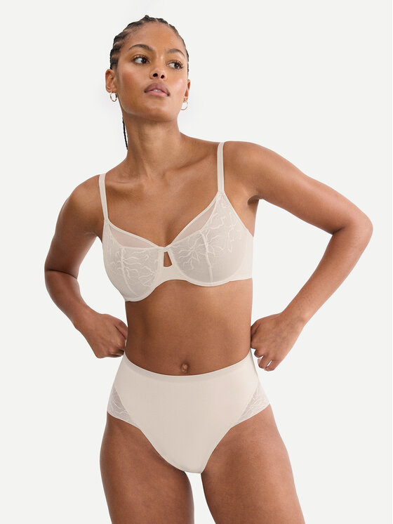 Triumph Triumph Biustonosz z fiszbiną Comfort Contour 10226401 Beżowy