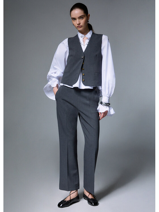 Liu Jo Liu Jo Pantalone da abito WF6339T743A02069 Verde Regular Fit