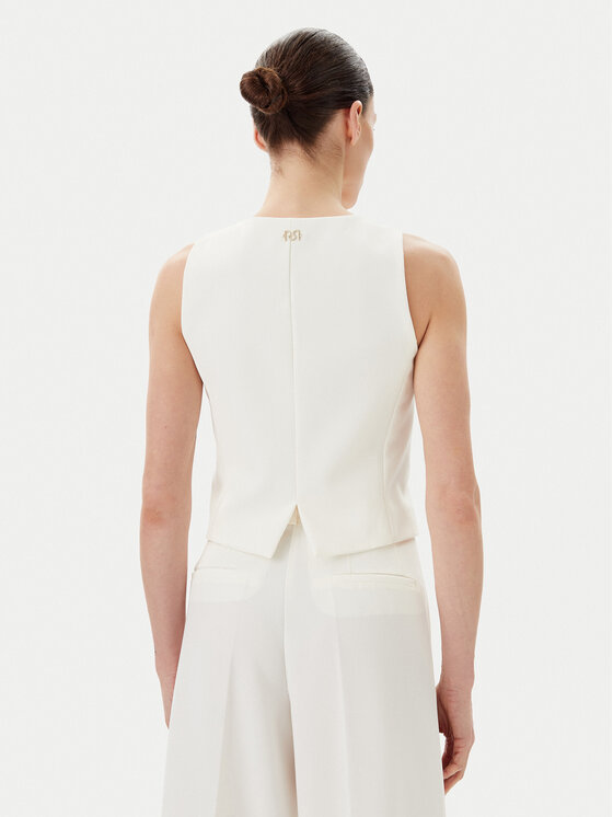 Rinascimento Rinascimento Telovnik CFC0123672003 Écru Regular Fit