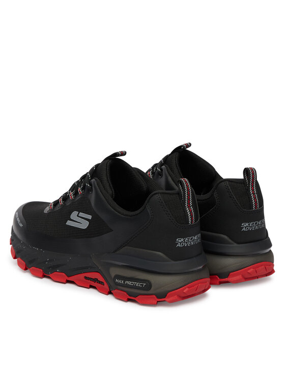 Skechers Skechers Παπούτσια πεζοπορίας MAX PROTECT PROMOTE 237669/BKRD Μαύρο