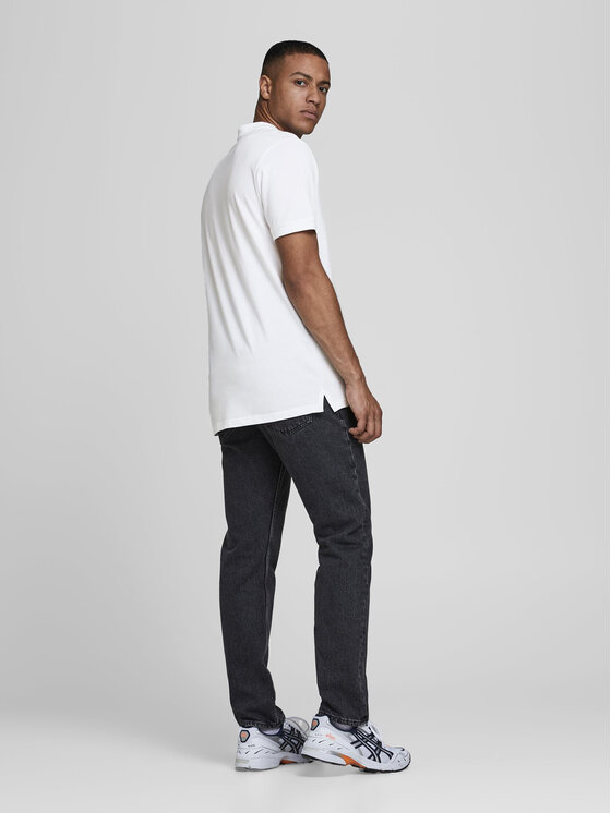 Jack & Jones Jack & Jones Polo Basic 12136516 Biały Slim Fit