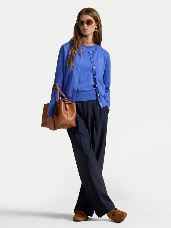 Polo Ralph Lauren Polo Ralph Lauren Pletena jopica 211971872500 Modra Regular Fit