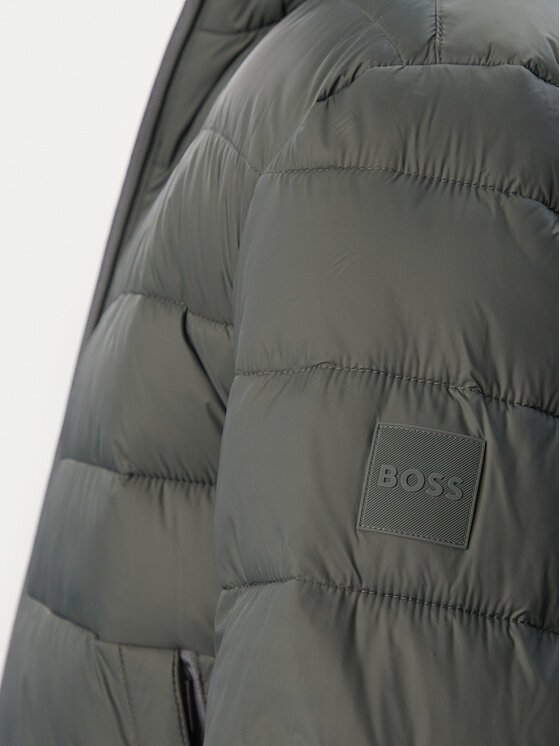 BOSS BOSS Giacca di transizione Odenni 50565634 Verde scuro Regular Fit