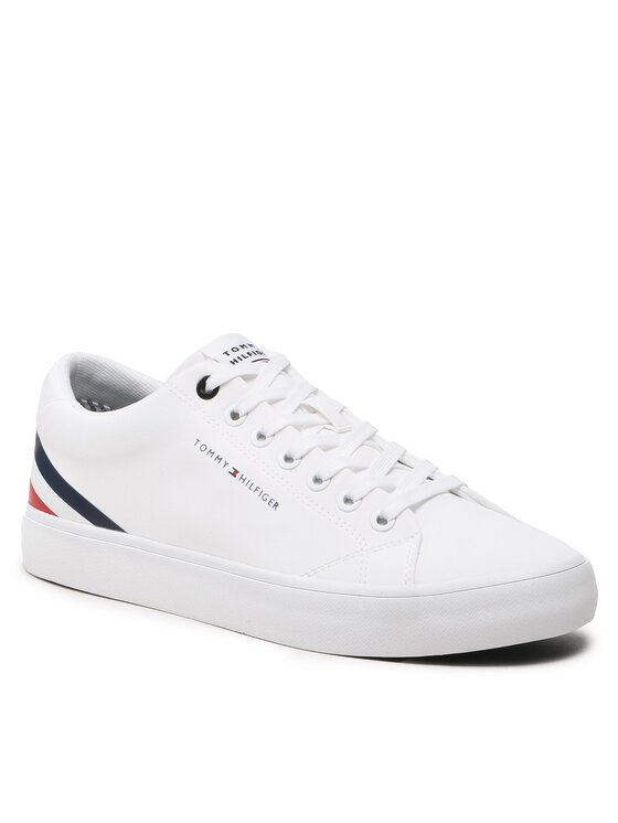 Tommy Hilfiger Tommy Hilfiger Αθλητικά Th Hi Vulc Core Low Stripes FM0FM04735 Λευκό