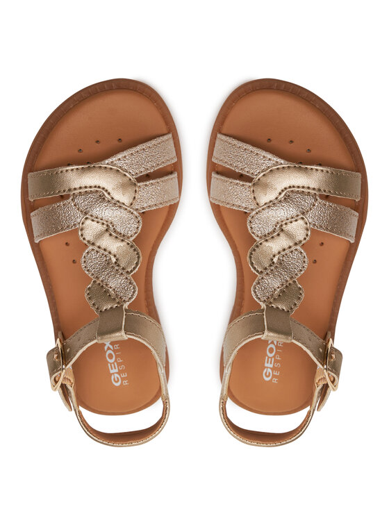 Geox Geox Σανδάλια J Sandal Karly Girl J4535H 0NFQD C2010 M Χρυσό
