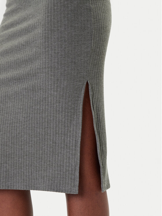 ONLY ONLY Suknja olovka Emma 15233600 Siva Slim Fit