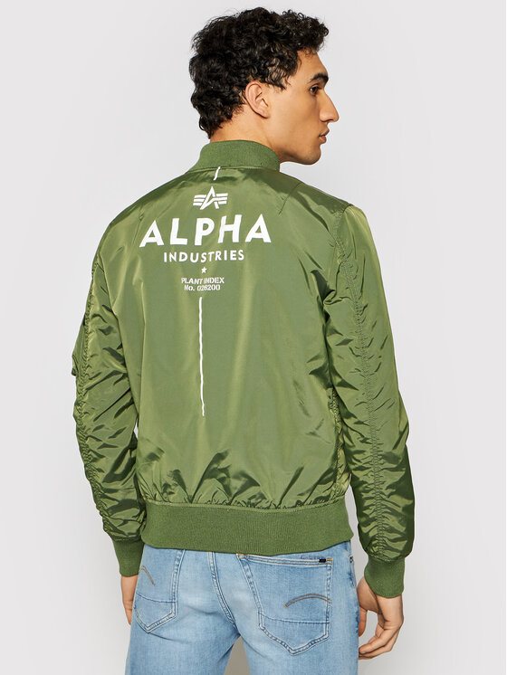 Alpha Industries Bomberjacke MA-1 TT Glow In The Dark 116102 Grn Regular  Fit | Modivo.de