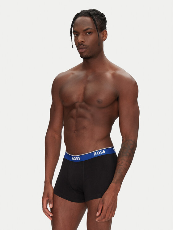 BOSS BOSS Bokserių komplektas Trunk 3P Power 50531684 Juoda