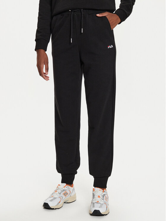 Black fila joggers online