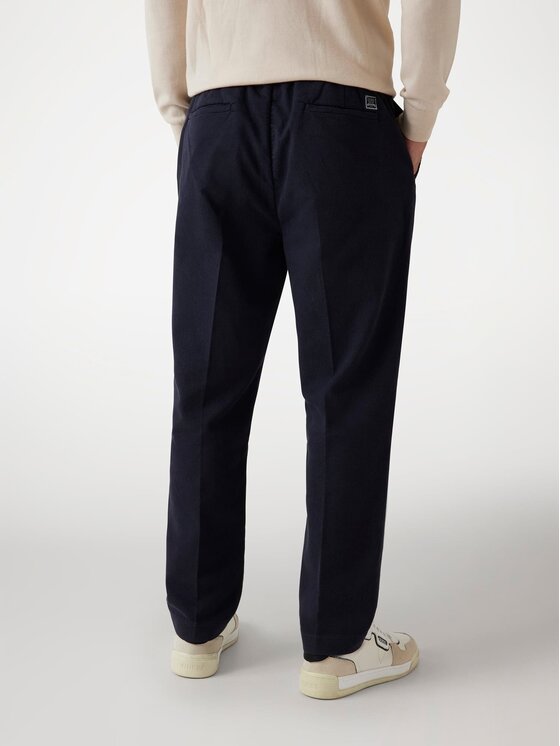 Guess Guess Spodnie materiałowe 171645 Niebieski Regular Fit