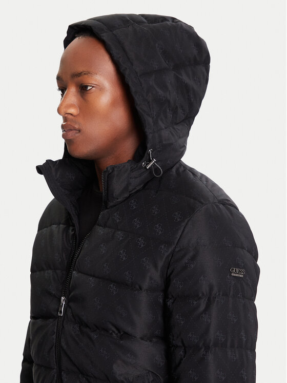 Guess Guess Ziemas jaka M5BL0B W2322 Melns Relaxed Fit