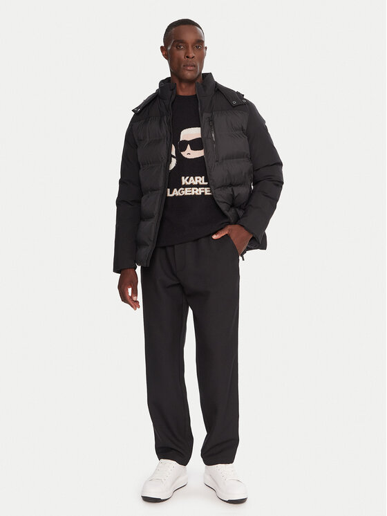 KARL LAGERFELD KARL LAGERFELD Ziemas jaka 505029 554596 Melns Regular Fit