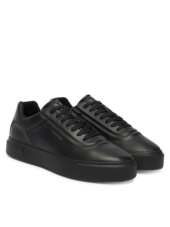 Calvin Klein Calvin Klein Sneakersy Basket Cups Oxf Lup Hf Lth YM0YM01452 Černá