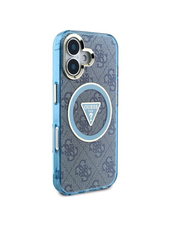 Guess Guess Etui na telefon Apple iPhone 16 Niebieski