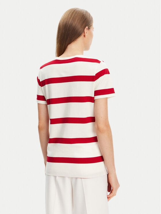 Tommy Hilfiger Tommy Hilfiger Póló Script WW0WW45746 Piros Regular Fit