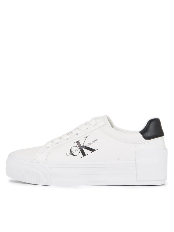 Calvin Klein Jeans Calvin Klein Jeans Superge Bold Vulc Flatform Laceup Lth Wn YW0YW00821 Bela
