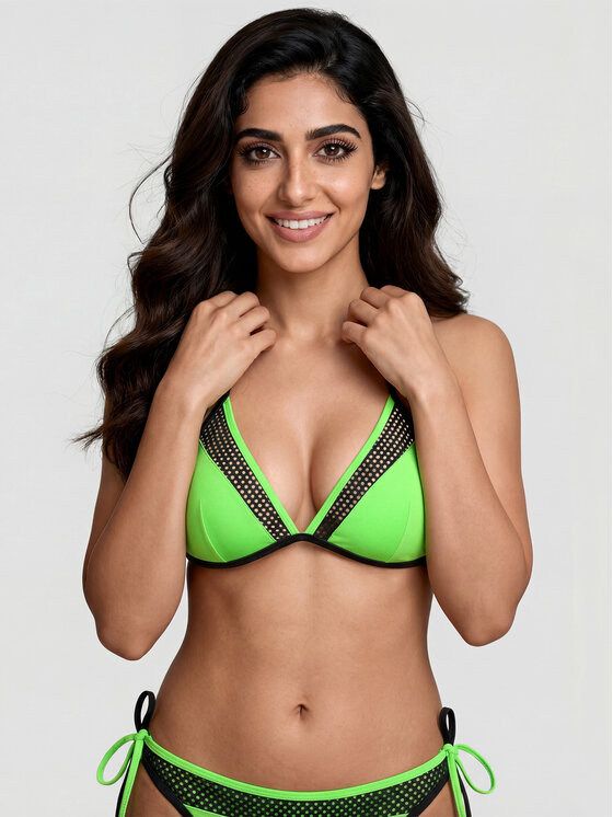 Miss Lou Miss Lou Bikini K-ML003 Zielony