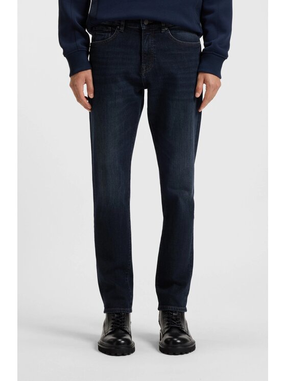 BOSS BOSS Jeansy 50549527-407 Granatowy Slim Fit