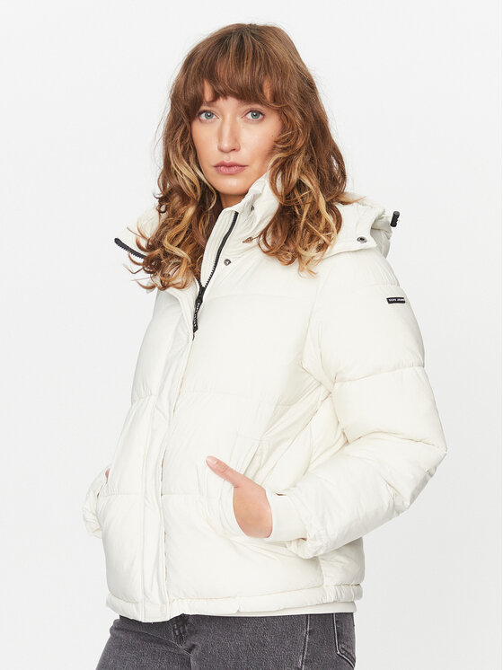 Pepe Jeans Pepe Jeans Зимно яке Morgan PL402273 Бял Regular Fit