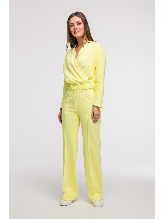 BeWear BeWear Mikina B292 Žltá Comfortable Fit