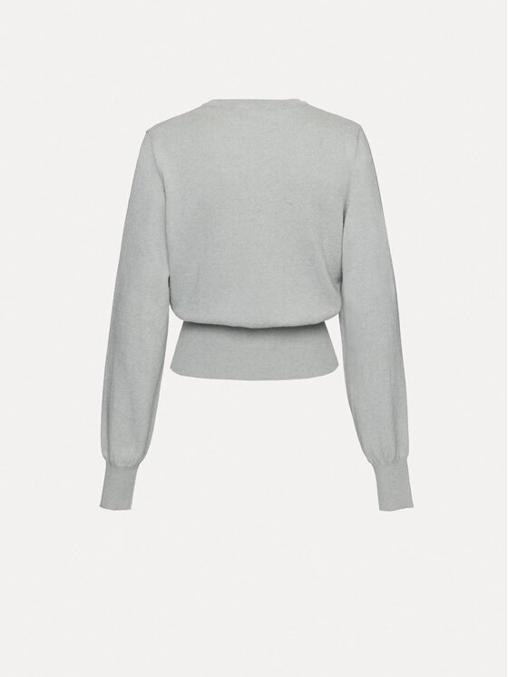 La Mania La Mania Kardigan BAJA Szary Basic Fit