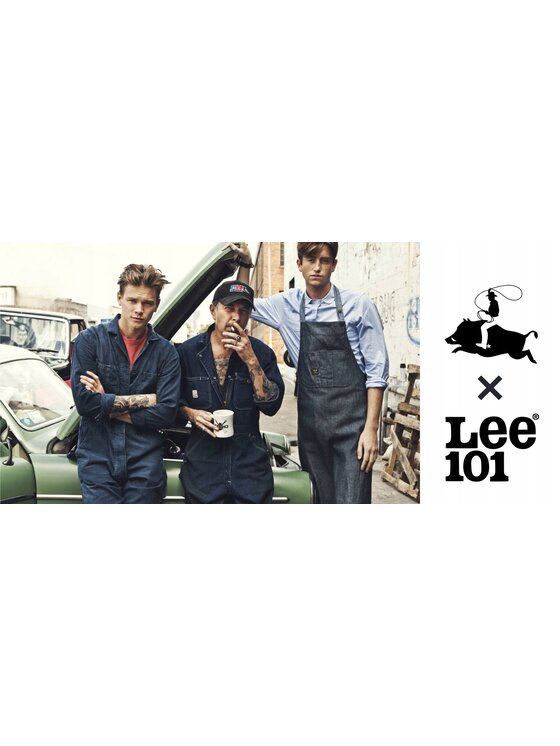 Lee Lee T-Shirt 101 Tee Beżowy Regular Fit