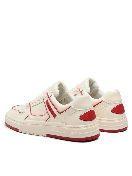 Guess Guess Sneakersy Cento FM6CEN LEA12 Écru