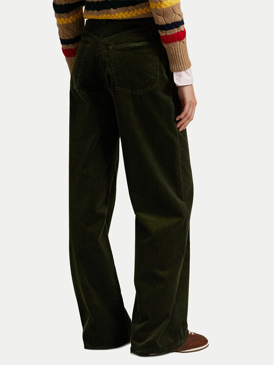 Polo Ralph Lauren Polo Ralph Lauren Stoffhose 211A87463001 Grün Wide Leg