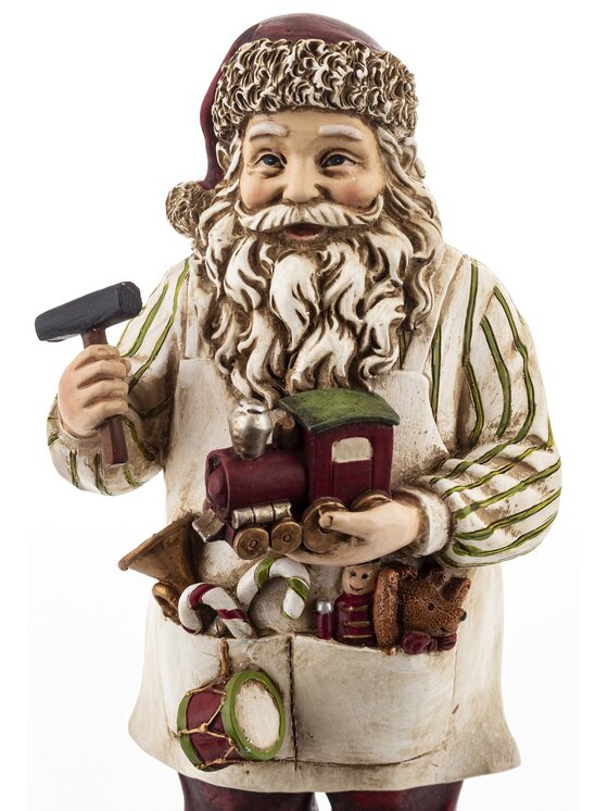 MIAhome MIAhome Figurka Święty Mikołaj 33x13x11 cm ARTIGIANO Kolorowy