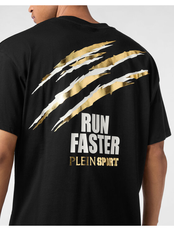 Plein Sport Plein Sport Marškinėliai 24083 Juoda Regular Fit