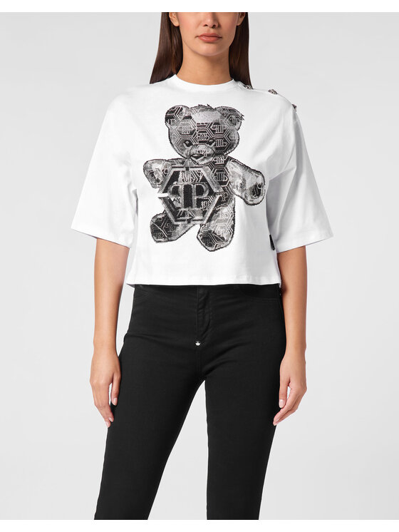 PHILIPP PLEIN PHILIPP PLEIN T-shirt 11617 Bianco Regular Fit