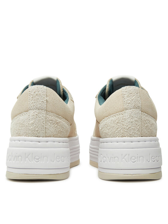 Calvin Klein Jeans Calvin Klein Jeans Tenisice Bold Platf Laceup Low Mg Suede YW0YW01575 Bež