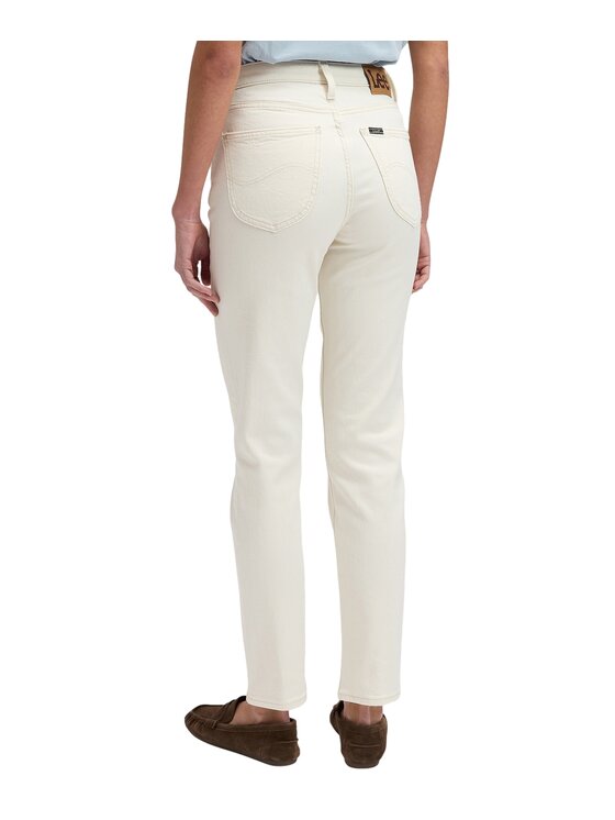 Lee Lee Jeansy Carol Biały Regular Fit