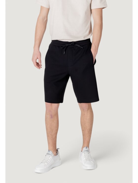 Armani Exchange Armani Exchange Pantaloncini di tessuto XM000372 AF10818 Nero Bermuda Fit
