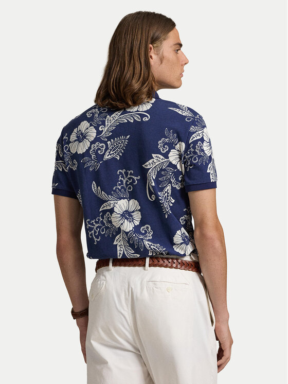 Polo Ralph Lauren Polo Ralph Lauren Pólóing 710956684001 Sötétkék Custom Slim Fit
