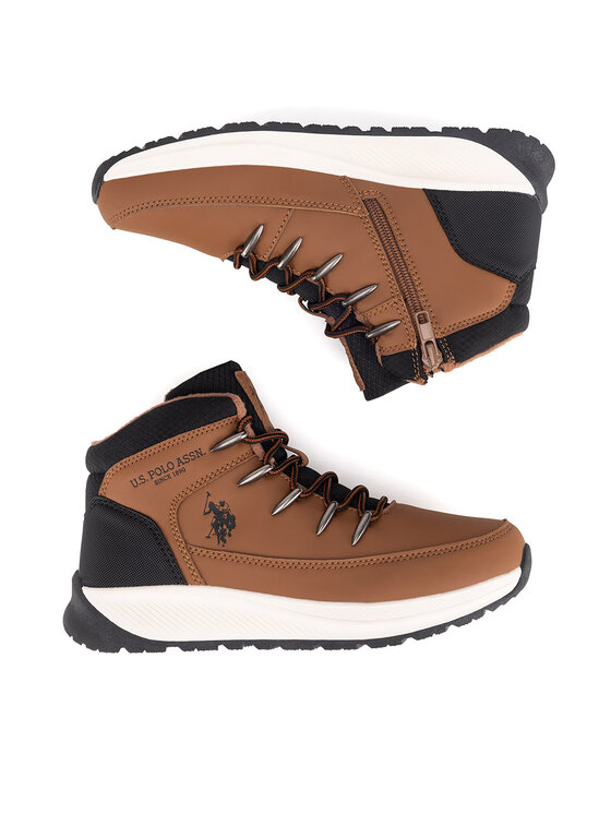 U.S. Polo Assn. U.S. Polo Assn. Gležnjarji LUKAS001K/DYT1 Rjava