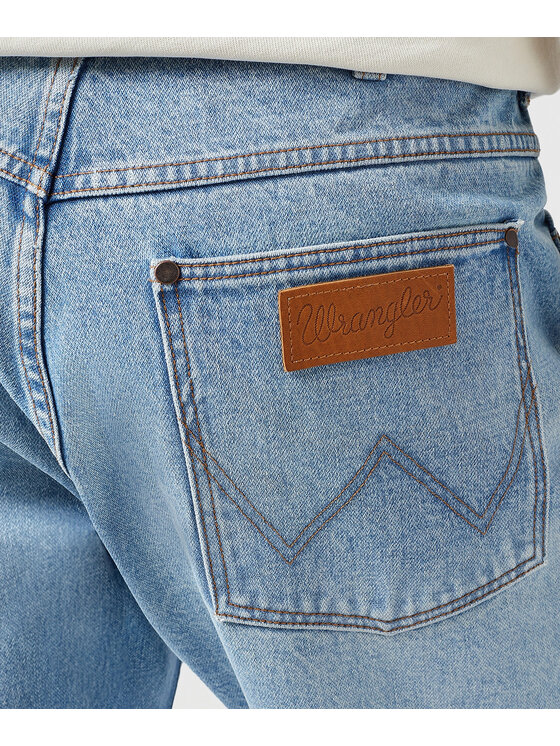 Wrangler Wrangler Jeansy Frontier Niebieski Straight Leg