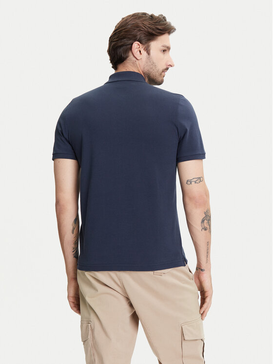 Moose Knuckles Moose Knuckles Polo Everett M34MT712G Granatowy Regular Fit