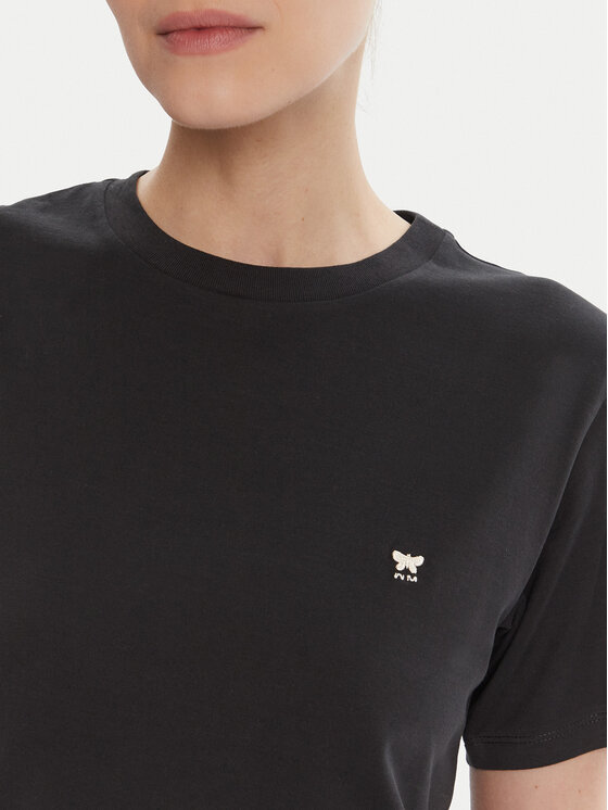 Weekend Max Mara Weekend Max Mara T-krekls Venaco 2525976021 Melns Regular Fit