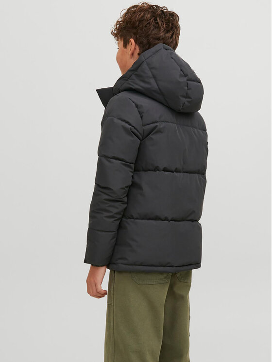 Jack & Jones Junior Jack & Jones Junior Zimska jakna 12246122 Črna Regular Fit