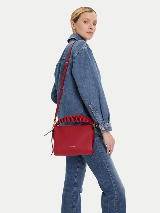Coccinelle Coccinelle Handtasche M50 Boheme Grana Double E1 M50 58 01 01 Dunkelrot