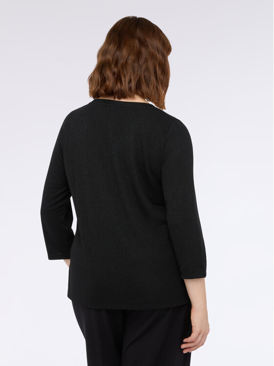 Fiorella Rubino Fiorella Rubino T-shirt G02RL108988N033 Nero Regular Fit