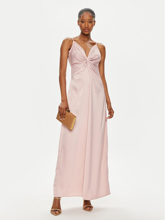 YAS YAS Večernja haljina Athena 26032472 Ružičasta Regular Fit