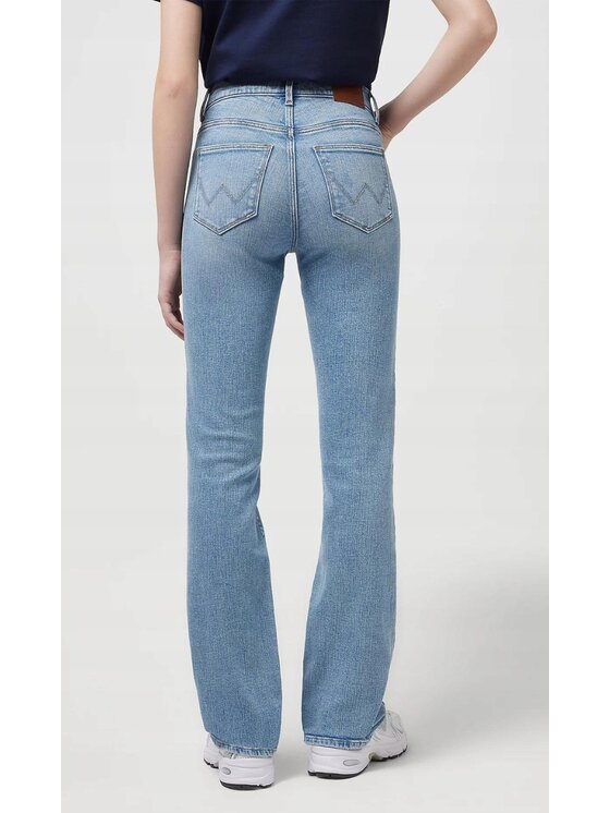 Wrangler Wrangler Jeansy Bootcut 625 Niebieski Bootcut Fit