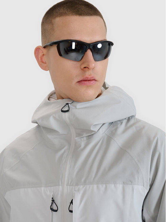 4F 4F Kurtka outdoor 4FWSS25TTJAM711-27S Szary Regular Fit