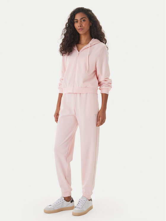 Guess Guess Mikina V6GQ15 K3093 Růžová Regular Fit