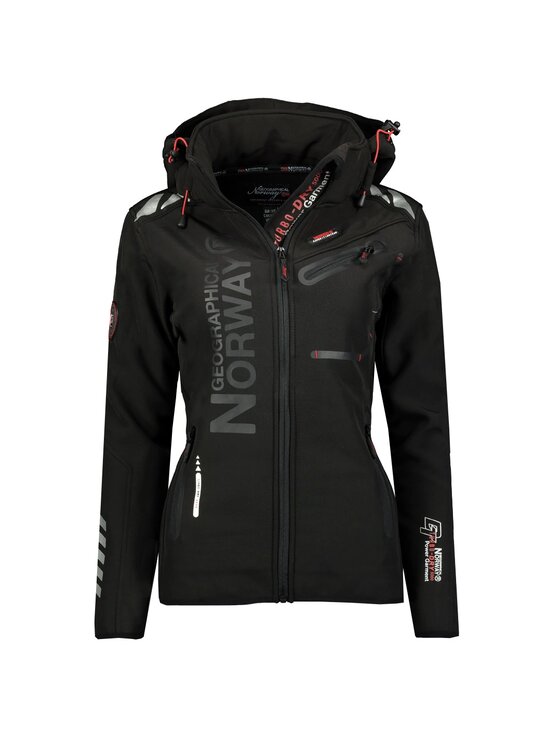 Geographical Norway Geographical Norway Kurtka softshell WW1972F/GN/Black / Black Czarny Regular Fit