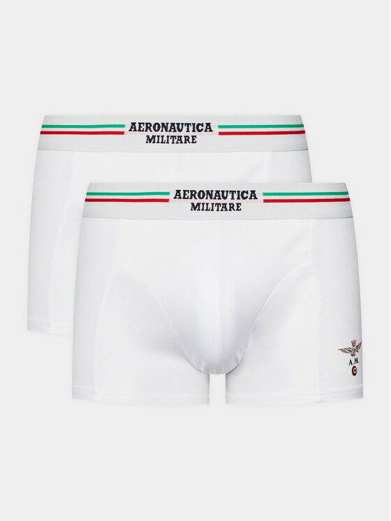 Aeronautica Militare Aeronautica Militare Σετ μποξεράκια 2 τμχ. AM1UBX001 Λευκό