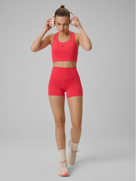 4F 4F Kolarki MULTI ACTIVE Koralowy Slim Fit