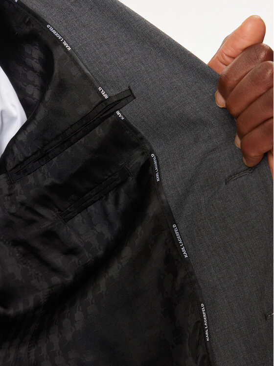 KARL LAGERFELD KARL LAGERFELD Костюм 115244 544008 Сірий Slim Fit